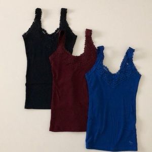 ABERCROMBIE KIDS LACE TANK TOP BUNDLE